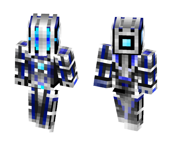 Download Free Future Robot Skin for Minecraft image 1 Future Robot - Male Minecraft Skins - image 1