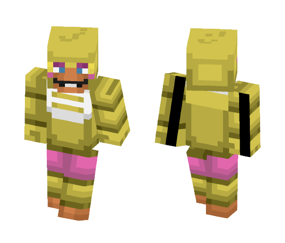 Download Free Toy Chica (FNAF 2) Skin for Minecraft image 1 Toy Chica (FNAF 2) - Female Minecraft Skins - image 1