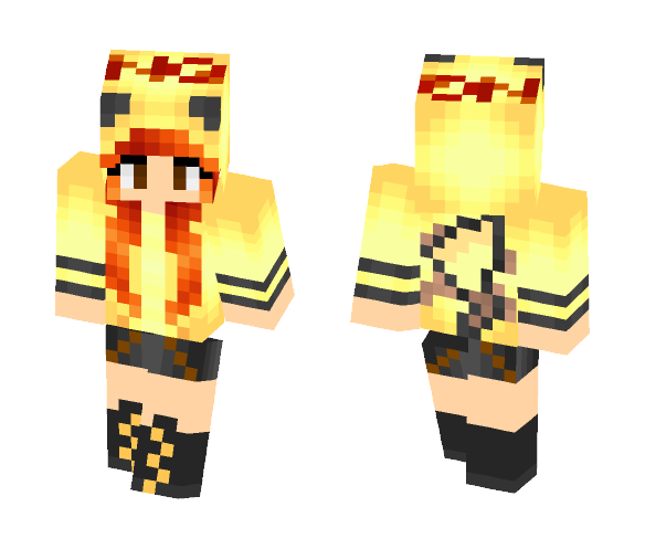 Pikachu Girl - Girl Minecraft Skins - image 1