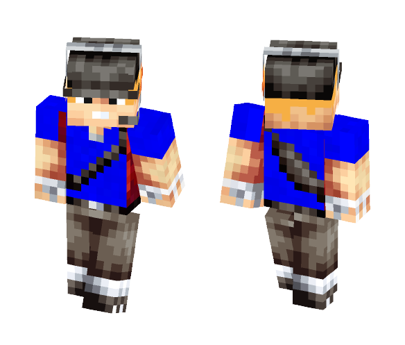 TF2 BLU Scout. - Male Minecraft Skins - image 1