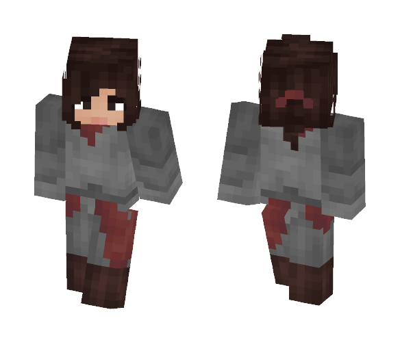 Download Free Knight Skin for Minecraft image 1 Knight - Female Minecraft Skins - image 1