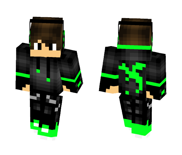 Gamer Green - Male Minecraft Skins - image 1