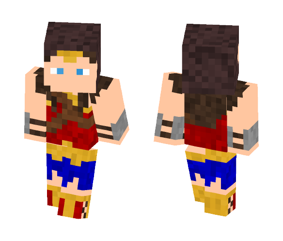 Download Free Wonder Woman (Justice League 2017) Skin for Minecraft image 1 Wonder Woman (Justice League 2017) - Comics Minecraft Skins - image 1