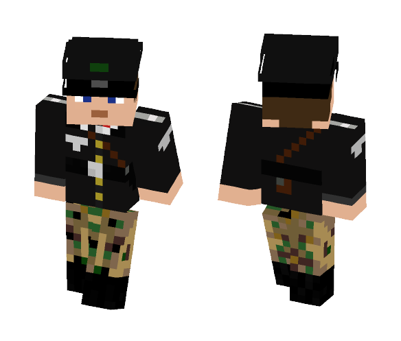 WWII Panzer Commander - Male Minecraft Skins - image 1
