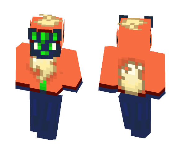 Enki Wuff (Wolf) (Flareon Version) - Male Minecraft Skins - image 1