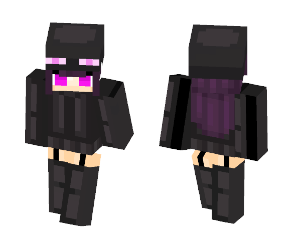 Enderman Girl - Girl Minecraft Skins - image 1