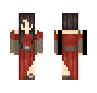 Girl with Red Dress - Μαcαrοη_