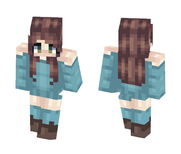 When ur world`s colliding ☽ - Female Minecraft Skins - image 1