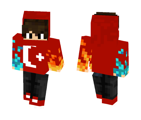 Fire & Ice - Male Minecraft Skins - image 1