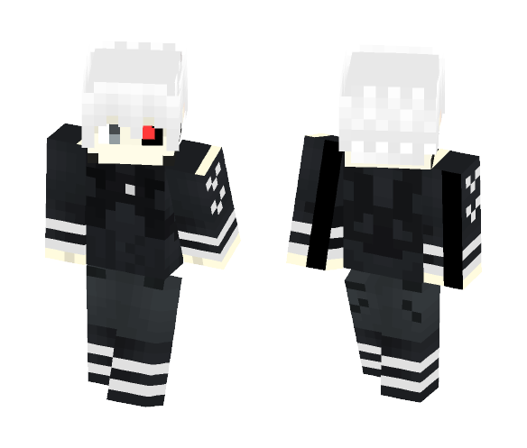 Tokyo Ghoul √A - Kaneki Ken Ghoul - Male Minecraft Skins - image 1