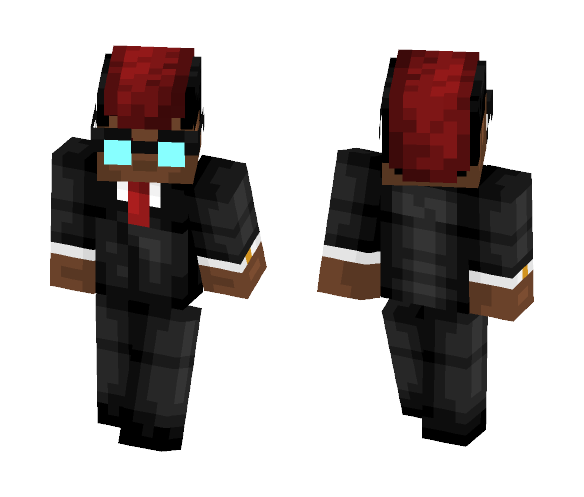 Tuxedo Hipster - Male Minecraft Skins - image 1