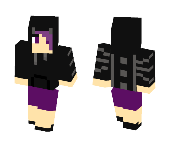 Ender Dragon Hoodie Girl - Girl Minecraft Skins - image 1