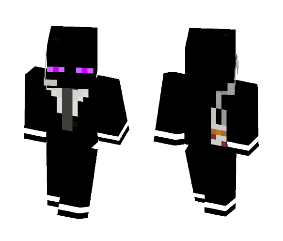 Secret Agent Enderman - Male Minecraft Skins - image 1