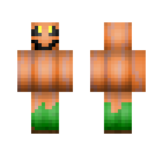Pumpkin w/dirt+leaves