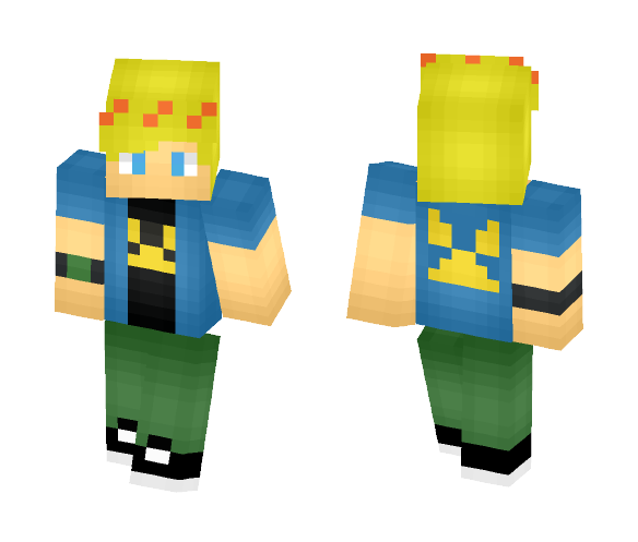 Johnny Test Removable Jacket - Male Minecraft Skins - image 1