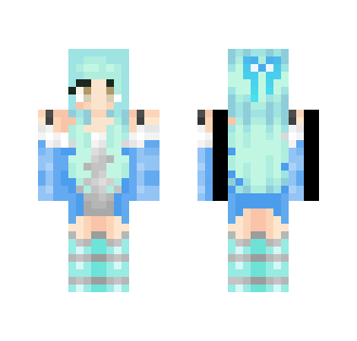 Blue Kawaii Girl