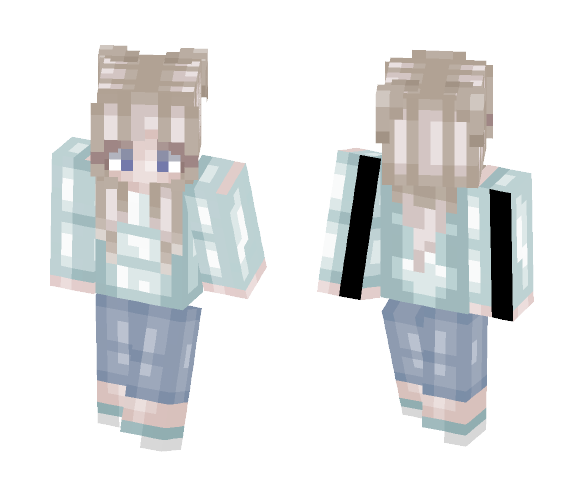 Download Free Cute Girl | SadBlues Skin for Minecraft image 1 Cute Girl | SadBlues - Cute Girls Minecraft Skins - image 1