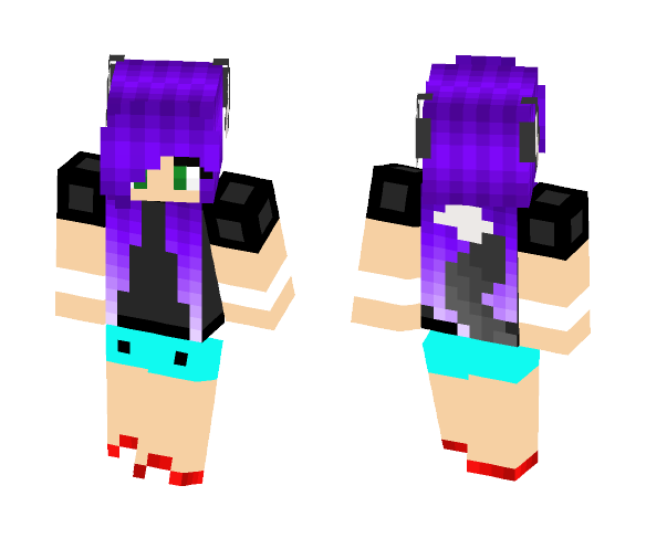 Wolf Girl #1 - Girl Minecraft Skins - image 1