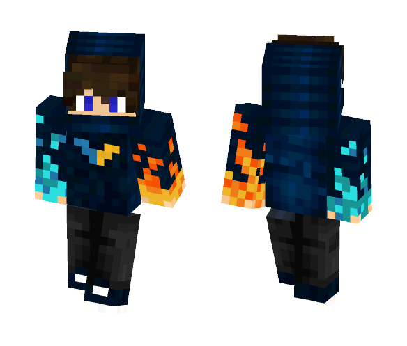 Fire & Ice V2.0 - Male Minecraft Skins - image 1