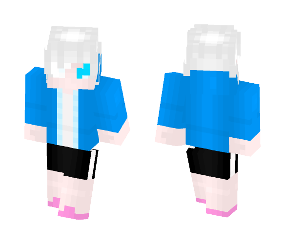 [Undertale] Sans Human - Male Minecraft Skins - image 1