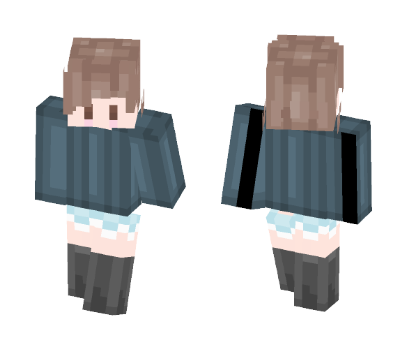Download Free Teen Girl (Chibi) Skin for Minecraft image 1 Teen Girl (Chibi) - Girl Minecraft Skins - image 1