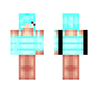 bby blue w/ smol shorts