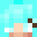 bby blue w/ smol shorts - Female Minecraft Skins - image 3
