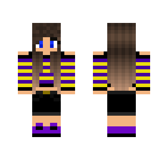 Purple and Yellow Girl