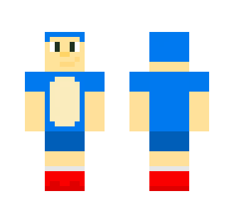 Human Sonic the Hedgehog - Male Minecraft Skins - image 2