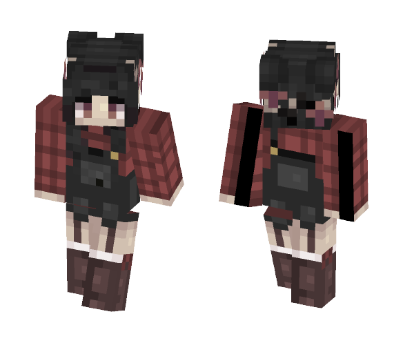 a series of hyperlinks. - Female Minecraft Skins - image 1