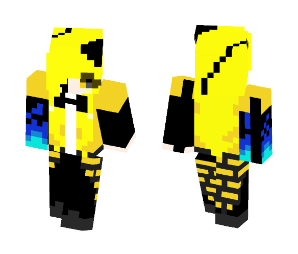 Bill Cipher [Human Form] [Female] - Female Minecraft Skins - image 1