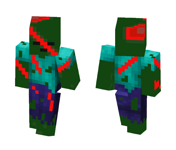 Injured Zombie - Male Minecraft Skins - image 1
