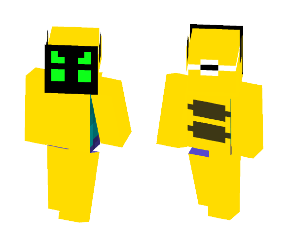 EVIL PICKACHU mask - Interchangeable Minecraft Skins - image 1