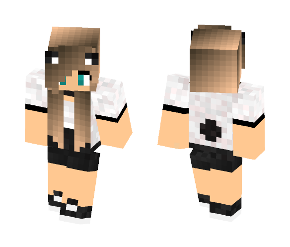 Panda Girl - Girl Minecraft Skins - image 1