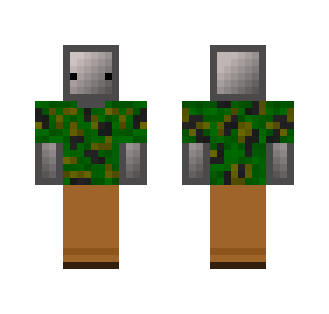Robot with T-shirt and Headphones