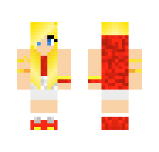 Flame Girl ~ My New MC Skin