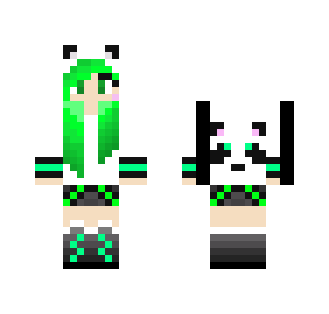 Green Panda Girl