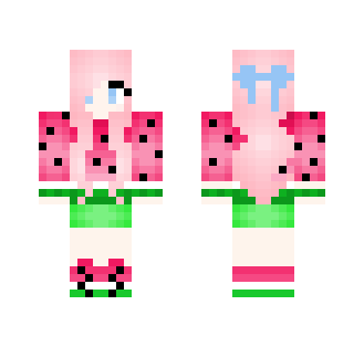 Watermelon Girl - Girl Minecraft Skins - image 2