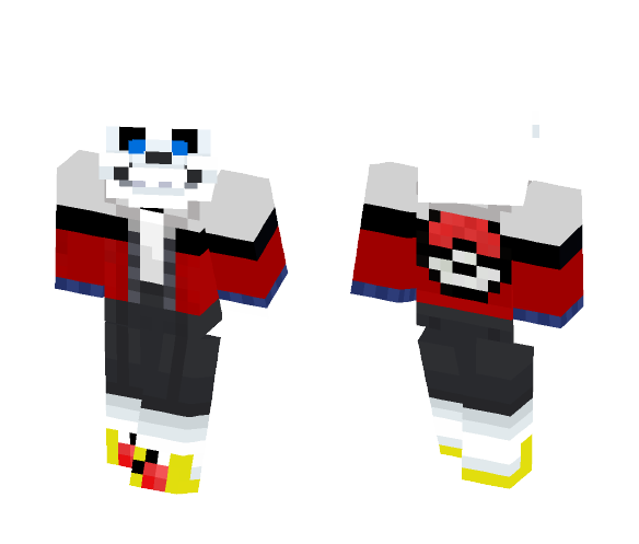 Pokemon Go Sans - Male Minecraft Skins - image 1