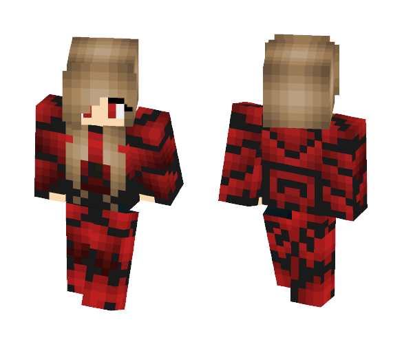 Shadow Knight (girl) - Female Minecraft Skins - image 1