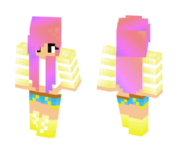Yellow Girl - Girl Minecraft Skins - image 1