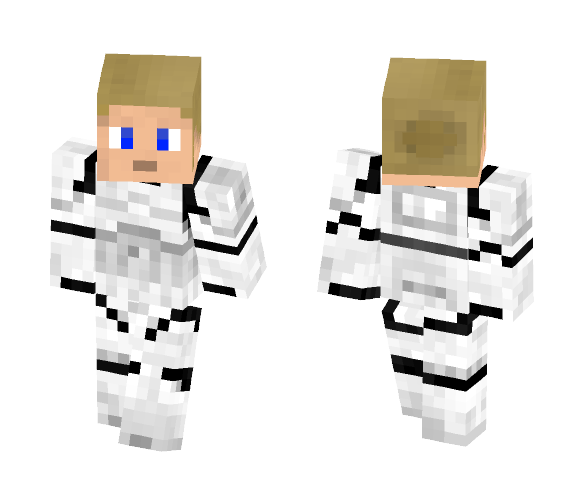 Female Stormtrooper - Female Minecraft Skins - image 1