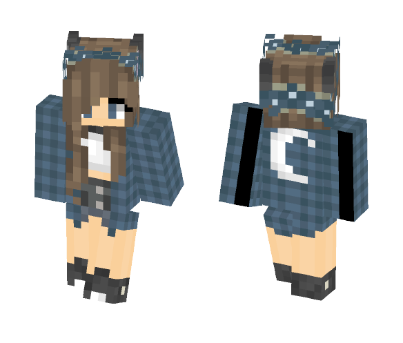 Turtle Onesie - Female Minecraft Skins - image 1