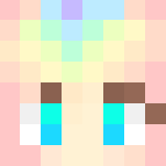Download Free Cute Rainbow Girl Skin for Minecraft image 3 Cute Rainbow Girl - Cute Girls Minecraft Skins - image 3