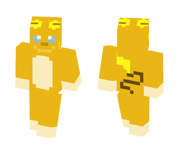 Download Free Alolan Raichu Skin for Minecraft image 1 Alolan Raichu - Interchangeable Minecraft Skins - image 1