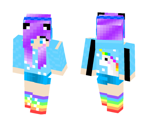 Unicorn Girl - Girl Minecraft Skins - image 1