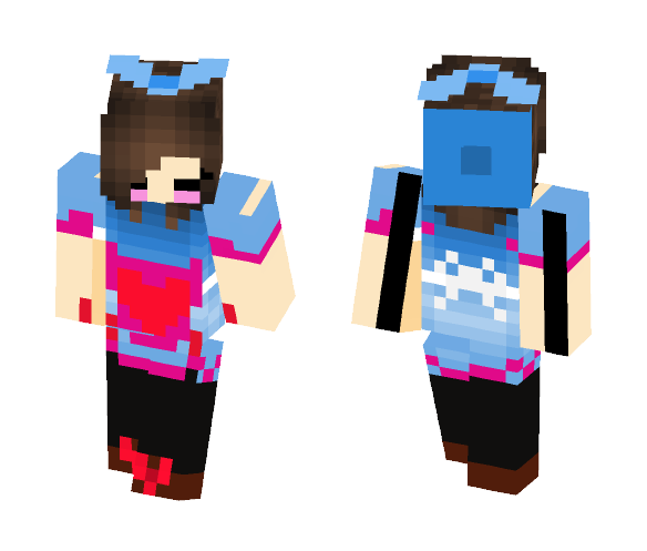 AngeLife~ Wonderland(Tale) Frisk - Other Minecraft Skins - image 1