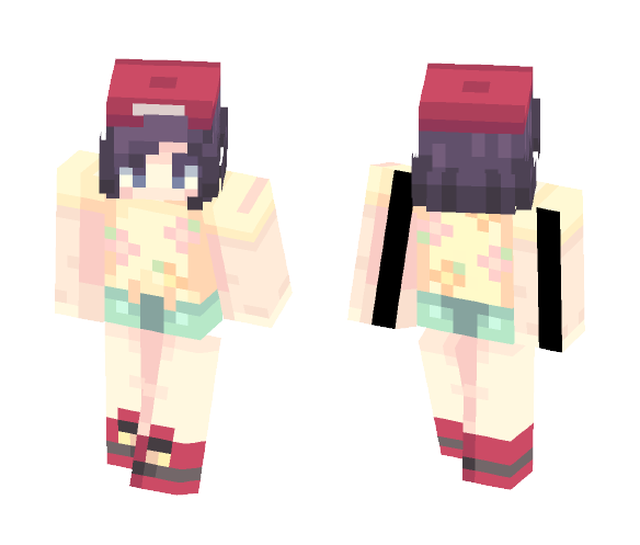 Download Free Welcome to the Alola Region! Skin for Minecraft image 1 Welcome to the Alola Region! - Female Minecraft Skins - image 1