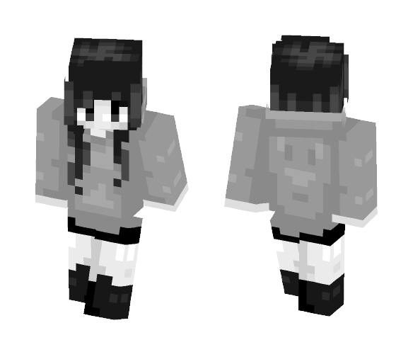 Black and White - Female Minecraft Skins - image 1