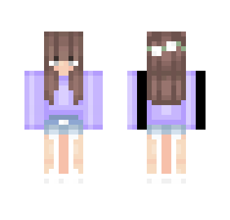 Lilac Tumblr Girl